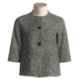 Louben Tweed Blazer - 3/4 Sleeve (For Women)
