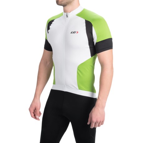 Louis Garneau Icefit Cycling Jersey Full Zip Short Sleeve For Men
