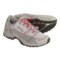 Silver/Red Lowa Arete Lo Trail Running Shoes (For Women)