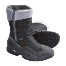 Lowa Fabi Gore-Tex® Hi Snow Boots - Waterproof, Insulated (For Kids) in Greay/Orange - Closeouts
