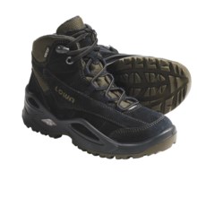 Lowa Frankie Gore-Tex® Mid Hiking Boots - Waterproof (For Kids) in Navy/Green - Closeouts