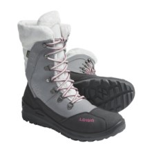 Lowa Lola Gore-Tex® Hi Hiking Boots - Waterproof, Insulated (For Girls) in Grey/White - Closeouts
