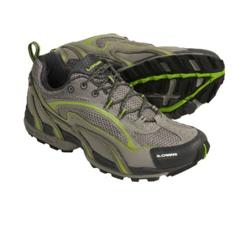 Lowa S-Trail Mesh Trail Running Shoes (For Men) in Grey/Green