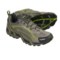 Grey/Green Lowa S-Trail Mesh Trail Running Shoes (For Men)