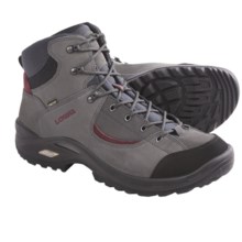 Lowa Tempest Mid Gore-Tex® Hiking Boots - Waterproof (For Men) in Dark Grey/Red - Closeouts