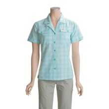 Lowe Alpine Tropic Shirt - Short Sleeve (For Women) in Chalk/Blue Radiance - Closeouts