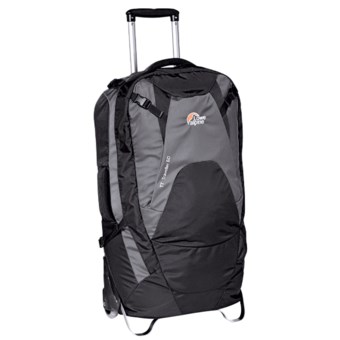 Lowe Alpine TT Traveler 60 Wheeled Luggage in Graphite/Phantom Black