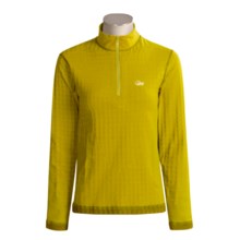 Lowe Alpine Warm Zone Thermal Shirt - Base Layer, Long Sleeve (For Women) in Tobacco/Ceylon Yellow - Closeouts