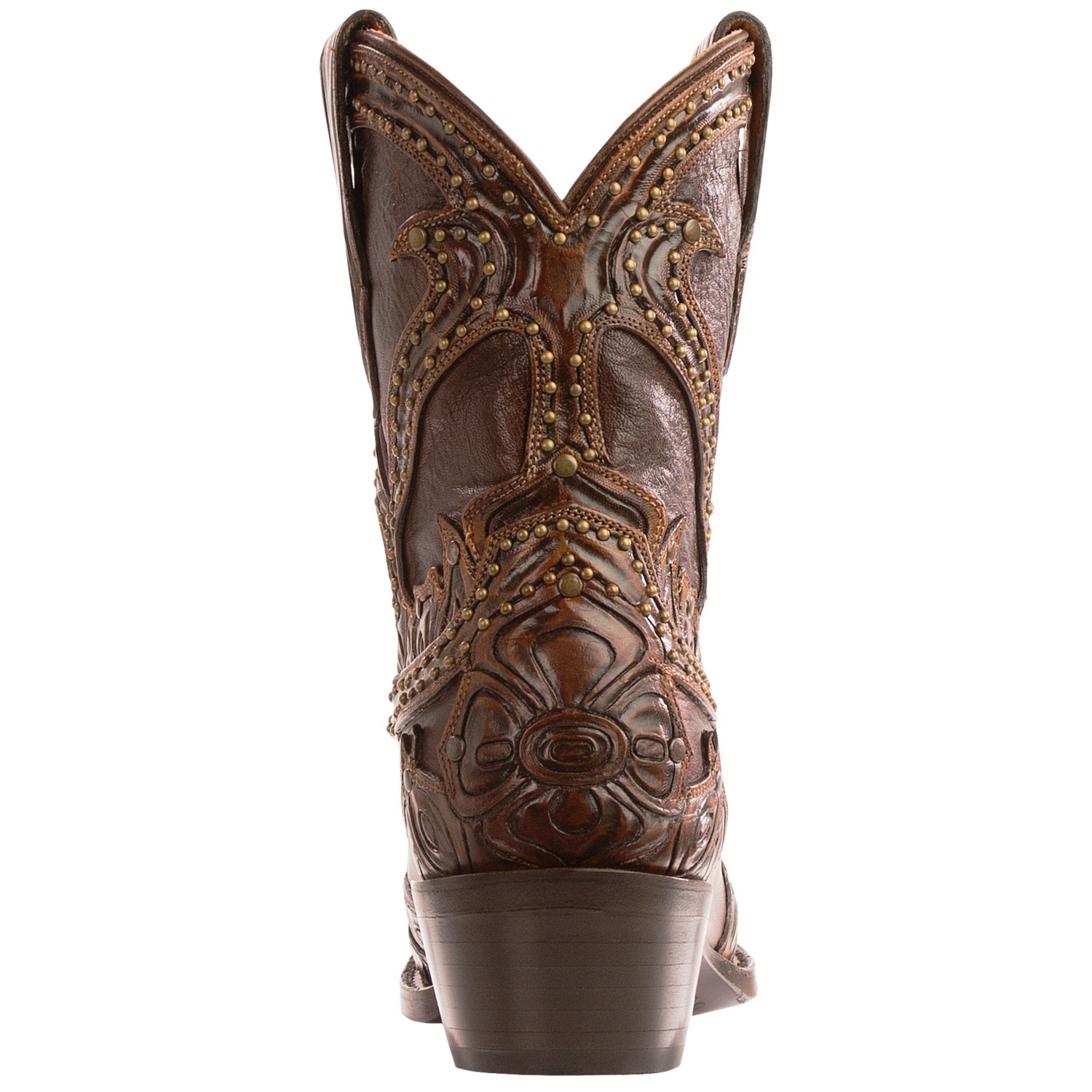 Lucchese Tooled Petal Cowboy Boots (For Women) 9300Y