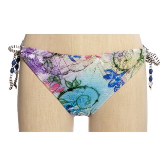 Lucky Brand Seaside Bikini Swimsuit Bottoms - Hipster, Side Tie (For Women) in Mulit