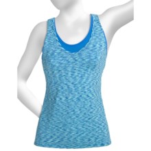 lucy Cross-Country Cutie Tank Top - Built-In Bra (For Women) in Lagoon - Closeouts