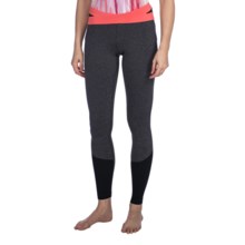 lucy Divine Power Leggings (For Women) in Asphalt/Heather/Dubarry - Closeouts