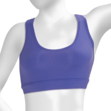 lucy Double Time Workout Bra - Reversible, Supplex® Nylon (For Women) in Passiflora - Closeouts