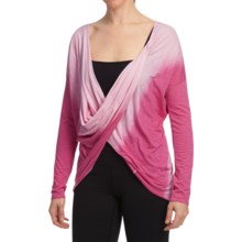 lucy Duo Shirt - Cotton-Modal, Long Sleeve (For Women) in Taffy/Taffy - Closeouts