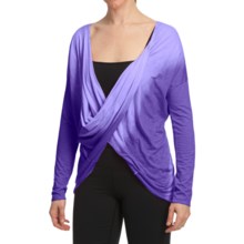 lucy Duo Shirt - Cotton-Modal, Long Sleeve (For Women) in Violeletta - Closeouts