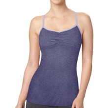 Lucy Heart Center Tank Top - Buit-In Bra (For Women) in Blue Ribbon Heather - Closeouts