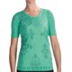 lucy Meditation Burnout T-Shirt - Scoop Neck, Short Sleeve (For Women)