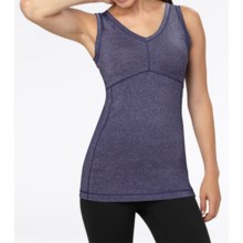 lucy Power Flow Tank Top - Supplex® Nylon (For Women) in Blue Ribbon Heather - Closeouts