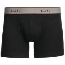 Luk Cotton Boxer Briefs - Underwear, 2-Pack (For Men) in Black - Closeouts