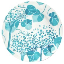 Lulu DK Hydrangea Porcelain Dinner Plates - Set of 4 in Blue - Closeouts
