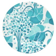 Lulu DK Hydrangea Porcelain Salad Plates - Set of 4 in Blue - Closeouts