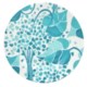Lulu DK Hydrangea Porcelain Salad Plates - Set of 4