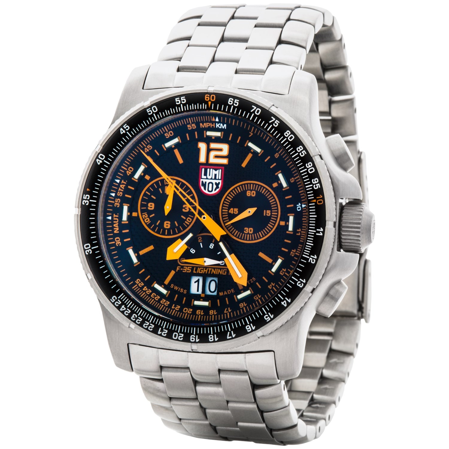 Luminox F-35 Lightning II 9380 Series Chronograph Watch (For Men 