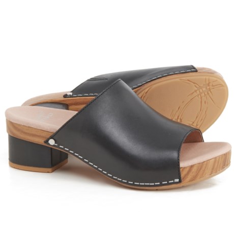 Dansko Maci Sandals - Leather (For Women) - BLACK (36 )
