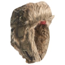 Mad Bomber® Lil’ Camo Canvas Aviator Hat - Faux Fur (For Kids) in Mossy Oak Breakup Infinity W/Brown Fur - Closeouts