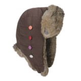 Mad Bomber® Quilted Button Aviator Hat - Insulated, Rabbit Fur (For Men and Women)