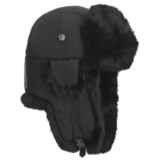 Mad Bomber® Quilted Supplex® Aviator Hat - Rabbit Fur, Recycled Materials (For Men and Women)