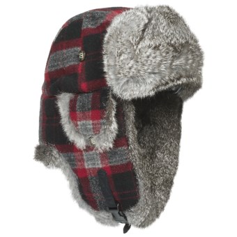 Mad Bomber® Wool Aviator Hat - Rabbit Fur, Insulated (For Men and Women)