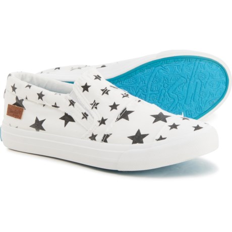 Blowfish Maddox Galaxy Stars Canvas Sneakers (For Women) - WHITE (9 )
