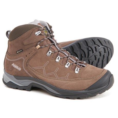 Asolo Made in Europe Falcon Gore-Tex(R) Hiking Boots - Waterproof (For Men) - DARK BROWN/ DARK BROWN (12 )