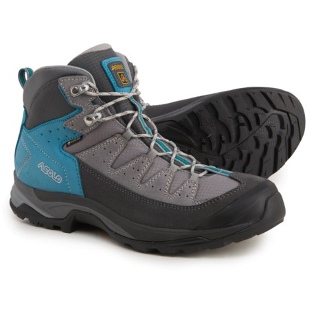 Asolo Made in Europe Liquid Gore-Tex(R) Hiking Boots - Waterproof (For Women) - GREY/STONE/NORTH SEA (7 )