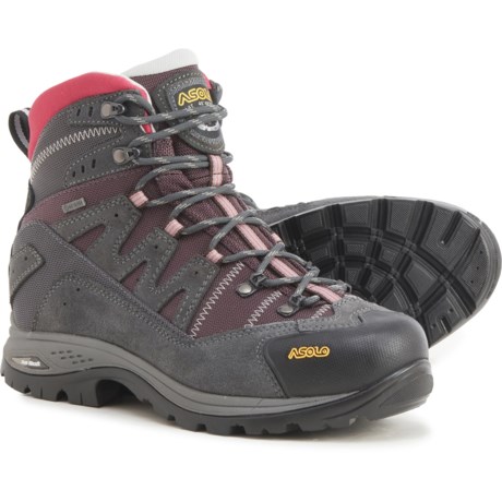 Asolo Made in Europe Neutron STP GV Gore-Tex(R) Hiking Boots - Waterproof (For Women) - GRAPHITE/PURPLE (7 )