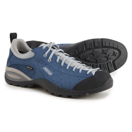 Asolo Made in Europe Shiver GV Gore-Tex(R) Hiking Shoes - Waterproof, Suede (For Men) - DENIM BLUE (9 )