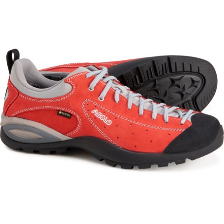 Asolo Made in Europe Shiver GV Gore-Tex(R) Hiking Shoes - Waterproof, Suede (For Men) - FIRED RED (9 )