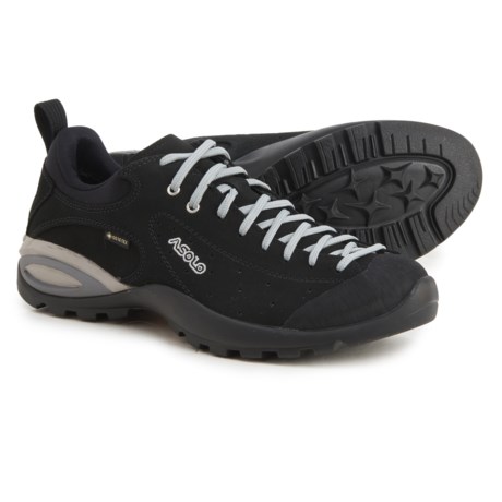 Asolo Made in Europe Shiver GV Gore-Tex(R) Hiking Shoes - Waterproof, Suede (For Women) - BLACK/GREY (9 )