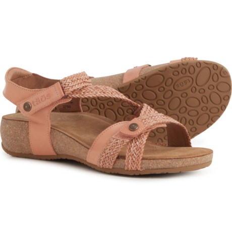 Taos Footwear Made in Spain Trulie Sandals - Leather (For Women) - CANTALOUPE (42 )