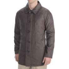 Madison Creek Outfitters Microsuede Barn Coat - Quilted Lining (For Men) in Chocolate - Closeouts