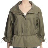 Madison Hill Cotton-TENCEL® Jacket - Zip Front, 3/4 Sleeve (For Women)