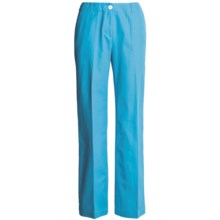 Madison Hill Cotton-TENCEL® Pants (For Women) in Aqua - Closeouts