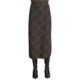 Madison Hill Diagonal Plaid Skirt - Side Accent Buttons (For Women)