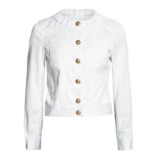 Madison Hill Dress Denim Jacket (For Women) in White - Closeouts