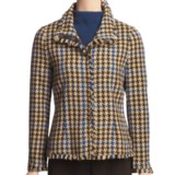 Madison Hill Houndstooth Jacket - Snap Front (For Women)