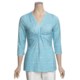 Madison Hill Knit Striped Shirt - 3/4 Sleeve (For Women)