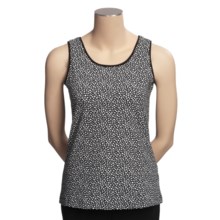 Madison Hill Knit Tank Top - Stretch Cotton (For Women) in Black - Closeouts