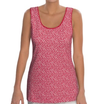Madison Hill Knit Tank Top - Stretch Cotton (For Women) in Poppy