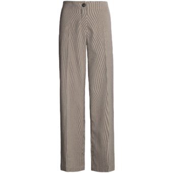 Madison Hill Mini-Houndstooth Pants - Flat Front (For Women) in Multi